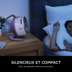 Shark FlexBreeze HydroGo, ventilateur brumisateur portable, rafraîchisseur d'air silencieux intérieur/extérieur, discret et dura