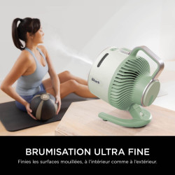 Shark FlexBreeze HydroGo, ventilateur brumisateur portable, rafraîchisseur d'air silencieux intérieur/extérieur, discret et dura