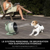 Shark FlexBreeze HydroGo, ventilateur brumisateur portable, rafraîchisseur d'air silencieux intérieur/extérieur, discret et dura
