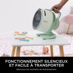 Shark FlexBreeze HydroGo, ventilateur brumisateur portable, rafraîchisseur d'air silencieux intérieur/extérieur, discret et dura