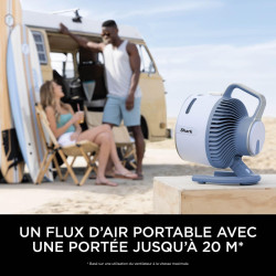Shark FlexBreeze HydroGo, ventilateur brumisateur portable, rafraîchisseur d'air silencieux intérieur/extérieur, discret et dura