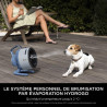 Shark FlexBreeze HydroGo, ventilateur brumisateur portable, rafraîchisseur d'air silencieux intérieur/extérieur, discret et dura