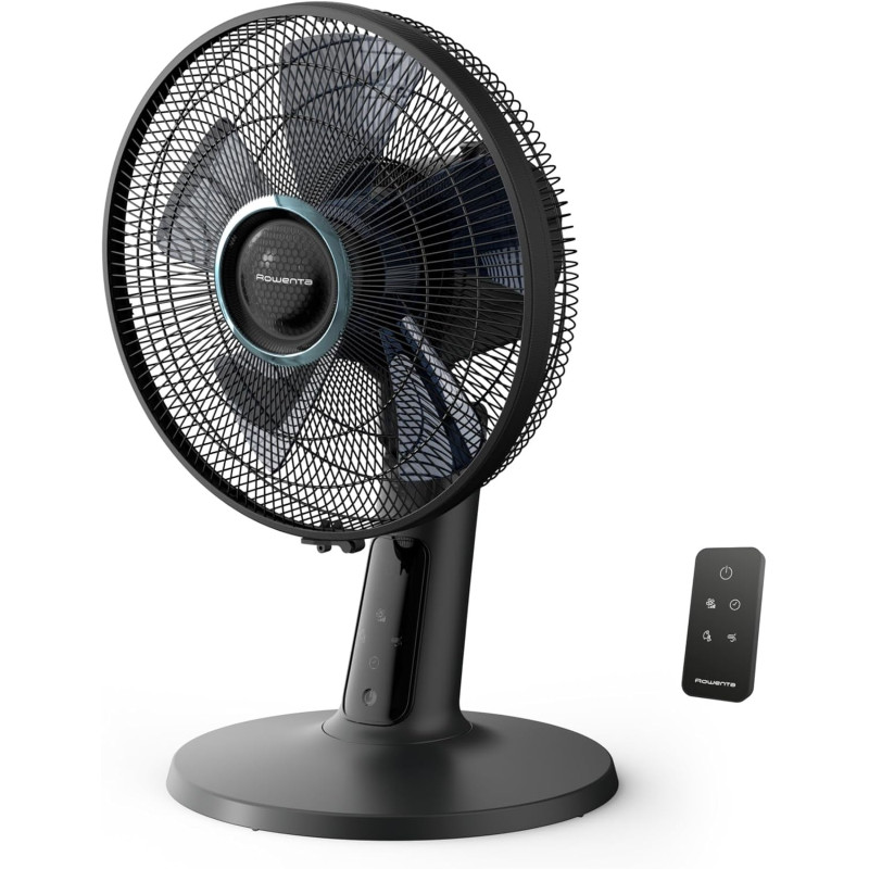 Rowenta Turbo Silence Extreme +, Ventilateur de table, Rafraîchissement intense, Silencieux, Économies d'énergie, VU2750F0