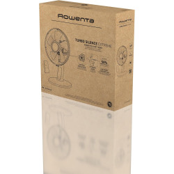 Rowenta Turbo Silence Extreme +, Ventilateur de table, Rafraîchissement intense, Silencieux, Économies d'énergie, VU2750F0