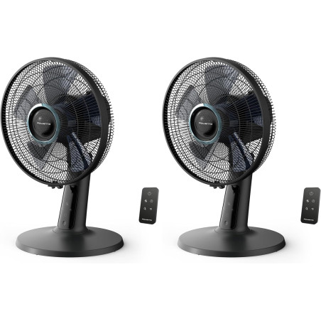 Rowenta Turbo Silence Extreme +, Ventilateur de table, Rafraîchissement intense, Silencieux, Économies d'énergie, VU2750F0 (Lot 