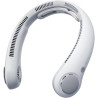 JISULIFE Ventilateur de cou portable amélioré, tour de cou personnel mains libres, réglage à 5 vitesses, 5000 mAh, portable, sil