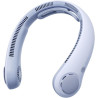 JISULIFE Ventilateur de cou portable amélioré, tour de cou personnel mains libres, réglage à 5 vitesses, 5000 mAh, portable, sil