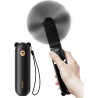 JISULIFE Ventilateur portatif avec batterie de secours 4500 mAh, autonomie maximale de 37 heures, ventilateur de poche portable 