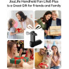 JISULIFE Ventilateur portatif avec batterie de secours 4500 mAh, autonomie maximale de 37 heures, ventilateur de poche portable 