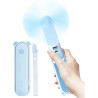 JISULIFE Ventilateur portatif avec batterie de secours 4500 mAh, autonomie maximale de 37 heures, ventilateur de poche portable 