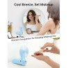 JISULIFE Ventilateur portatif avec batterie de secours 4500 mAh, autonomie maximale de 37 heures, ventilateur de poche portable 