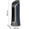 Rowenta Eole Compact, Ventilateur colonne, Rafraîchissement intense, Silencieux, Econome en énergie, Compact, Eco-conçu VU6220F0