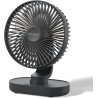 OCOOPA Ventilateur de table, ventilateur USB silencieux de voiture oscillant de 16 cm, 4 vitesses, système de refroidissement de