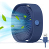 Simpeak Ventilateur USB Mini Ventilateur Portable Silencieux Ventilateur Bureau 3 Vitesses Réglable Alimenté par USB, pour le Ma