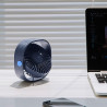 Simpeak Ventilateur USB Mini Ventilateur Portable Silencieux Ventilateur Bureau 3 Vitesses Réglable Alimenté par USB, pour le Ma