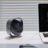 Simpeak Mini ventilateur de bureau USB silencieux et portable alimenté par USB uniquement (pas de batterie), 3 réglages de vites