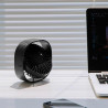 Simpeak Ventilateur USB Mini Ventilateur Portable Silencieux Ventilateur Bureau 3 Vitesses Réglable Alimenté par USB, pour le Ma
