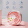 Simpeak Mini ventilateur de bureau USB silencieux et portable alimenté par USB uniquement (pas de batterie), 3 réglages de vites