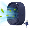 Simpeak Mini ventilateur de bureau USB silencieux et portable alimenté par USB uniquement (sans batterie), 3 réglages de vitesse