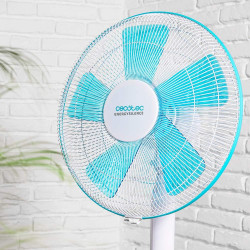 Cecotec EnergySilence 500 Ventilateur sur pied 40 W, 5 pales de 40 cm de diamètre, oscillant, 3 vitesses, hauteur réglable 110-1