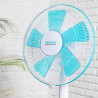 Cecotec EnergySilence 500 Ventilateur sur pied 40 W, 5 pales de 40 cm de diamètre, oscillant, 3 vitesses, hauteur réglable 110-1