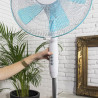Cecotec EnergySilence 500 Ventilateur sur pied 40 W, 5 pales de 40 cm de diamètre, oscillant, 3 vitesses, hauteur réglable 110-1