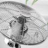 Cecotec Ventilateur de bureau EnergySilence 620 RetroDesk. 40 W, finition chromée, 12" de diamètre avec 4 pales, 3 vitesses, osc