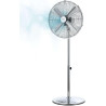 Cecotec Ventilateur sur pied EnergySilence 620 Retrostyle. 50 W, finition chromée, 16" de diamètre avec 4 pales, 3 vitesses, osc