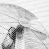 Cecotec Ventilateur sur pied EnergySilence 620 Retrostyle. 50 W, finition chromée, 16" de diamètre avec 4 pales, 3 vitesses, osc