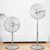 Cecotec Ventilateur sur pied EnergySilence 620 Retrostyle. 50 W, finition chromée, 16" de diamètre avec 4 pales, 3 vitesses, osc