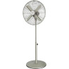 Cecotec Ventilateur sur pied EnergySilence 610 Steelstyle. 50 W, finition acier, 16" de diamètre avec 4 pales, 3 vitesses, oscil