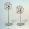 Cecotec Ventilateur sur pied EnergySilence 610 Steelstyle. 50 W, finition acier, 16" de diamètre avec 4 pales, 3 vitesses, oscil