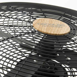 Cecotec Ventilateur sur Pied EnergySilence 600 Woodstyle, 50 W, Finition Bois, Diamètre 16", 4 Pales, 3 Vitesses, Oscillation, R