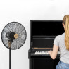 Cecotec Ventilateur sur Pied EnergySilence 600 Woodstyle, 50 W, Finition Bois, Diamètre 16", 4 Pales, 3 Vitesses, Oscillation, R