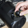 Cecotec Ventilateur sur Pied EnergySilence 600 Woodstyle, 50 W, Finition Bois, Diamètre 16", 4 Pales, 3 Vitesses, Oscillation, R
