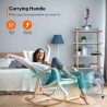 TRESKO AERSON Ventilateur de Sol 30 cm | Ventilateur sur Pied 45W | avec 3 niveaux de puissance | Débit d'air élevé | Constructi