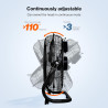TRESKO AERSON Ventilateur de Sol 60 cm | Ventilateur sur Pied 200W | avec 3 niveaux de puissance | Débit d'air élevé | Construct