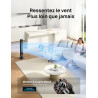 DREO ventilateur colonne intelligent pour chambre à coucher, ventilateur sur pied silencieux de 28 dB, portée d’air jusqu’à 8,8 
