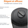 Amazon Basics Ventilateur Tour Oscillant 71 cm avec Angle de 60 Degrés pour Chambre, Salon, Bureau, 3 Vitesses, Contrôle Mécaniq