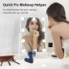 Mini Ventilateur Portatif 3-en-1 USB - Ventilateur de Refroidissement Personnel avec Power Bank, Lampe Torche LED - Pliable de P