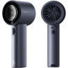 JISULIFE Ventilateur Portable à Main,Mini Ventilateur Turbo Réglable en Vitesse(de 1 à 100),Batterie Rechargeable de 3600mAh,Aff