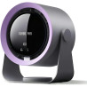 Ventilateur de table rechargeable USB, batterie 5400 mAh, écran LED, 100 vitesses réglables et inclinaison manuelle 90°, puissan