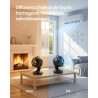 SONGMICS Ventilateur de Bureau Silencieux 20 dB, avec Télécommande, Circulateur d’Air Puissant, Oscillation 70°, 8 Vitesses, Min