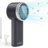 WHATOOK Ventilateur Turbo Portable Puissant : 13500 tr/min Refroidissement Instantané,Recharge USB Rapide 2H,Mini Ventilateur à 