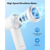 WHATOOK Ventilateur Turbo Portable Puissant : 13500 tr/min Refroidissement Instantané,Recharge USB Rapide 2H,Mini Ventilateur à 