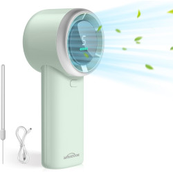 WHATOOK Ventilateur Turbo Portable Puissant : 13500 tr/min Refroidissement Instantané,Recharge USB Rapide 2H,Mini Ventilateur à 