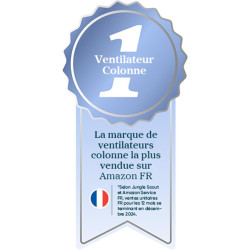 LEVOIT Ventilateur Colonne Silencieux 7.9m/s pour Grande Chambre, Télécommande,23W, 12 Vitesses de Vent, Oscillant à 90°, Ajuste