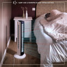 Iris Ohyama, Woozoo Ventilateur colonne silencieux, puissant & portable, Portée 10m, Oscillation, Inclinaison verticale, Télécom