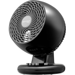 Iris Ohyama Woozoo, Ventilateur de table silencieux, puissant & portable, 23m², Portée 12m, Oscillation, Inclinaison verticale, 
