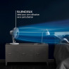 Rowenta Ventilateur de table, Puissant et silencieux, Éco-efficace, 4 vitesses, Silent Night, Turbo Boost, Oscillation automatiq